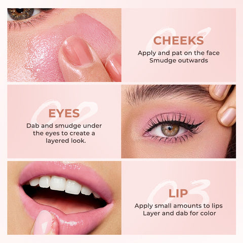 Warm Blush Black Transparent Crystal Color Changing PH Magic Gel Natural Nude Makeup Lip Cheek Dual-use Makeup Warm Blush Black Transparent Crystal Color Changing PH Magic Gel Natural Nude Makeup Lip Cheek Dual-use Makeup