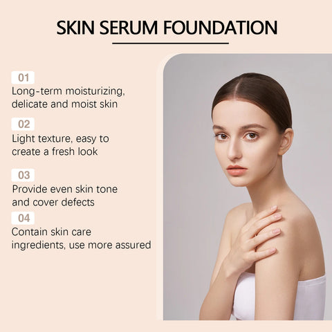 Moisturizing Concealing Foundation Long Lasting Smear-proof Makeup Moisturizing Concealing Foundation Long Lasting Smear-proof Makeup