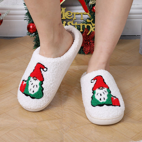 Cute Cartoon Santa Claus Home Slippers Couple Indoor Floor Bedroom Slipper Christmas Warm Shoes Women Men Cute Cartoon Santa Claus Home Slippers Couple Indoor Floor Bedroom Slipper Christmas Warm Shoes Women Men