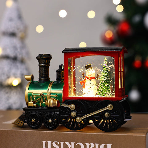Christmas Gift Train Decoration Small Night Lamp Christmas Gift Train Decoration Small Night Lamp