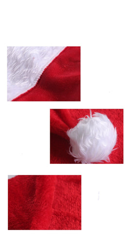 Christmas Hat LED Light Plush Children's Adult Christmas Decorations Christmas Supplies Luminous Santa Hat Home Decoracion Christmas Hat LED Light Plush Children's Adult Christmas Decorations Christmas Supplies Luminous Santa Hat Home Decoracion