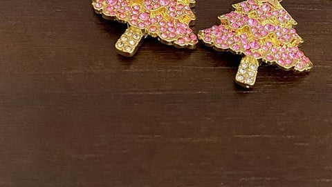 Micro-inlaid Christmas Tree Earrings Female Design Fashion Micro-inlaid Christmas Tree Earrings Female Design Fashion