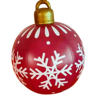 Christmas Ornament Ball Outdoor Pvc 60CM Inflatable Decorated Ball PVC Giant Big Large Balls Xmas Tree Decorations Toy Ball Christmas Ornament Ball Outdoor Pvc 60CM Inflatable Decorated Ball PVC Giant Big Large Balls Xmas Tree Decorations Toy Ball