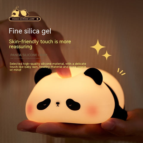 Panda Night Lights For Kids Cute Animal Silicone Timing Rechargeable Lamp Cartoon Panda Bedroom Decoration Kids Boys Girls Gift Panda Night Lights For Kids Cute Animal Silicone Timing Rechargeable Lamp Cartoon Panda Bedroom Decoration Kids Boys Girls Gift