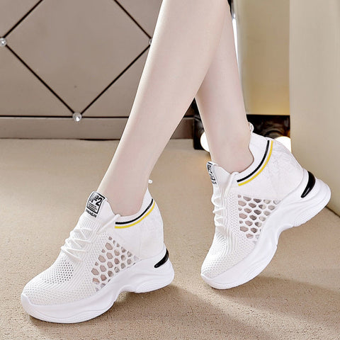 Breathable Slimming Height Increasing Insole Women's Shoes Casual Sneaker Women Breathable Slimming Height Increasing Insole Women's Shoes Casual Sneaker Women
