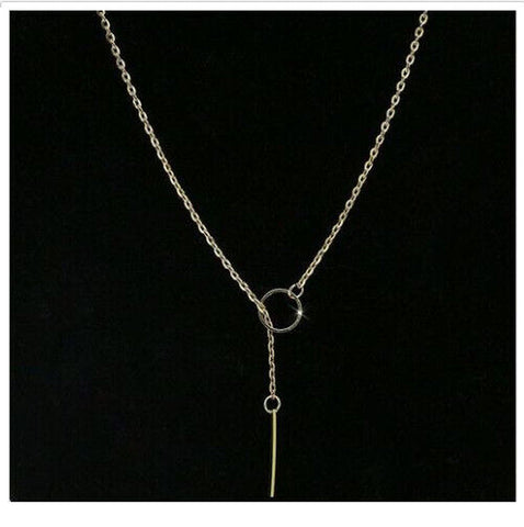 Gold-Plated Stainless Steel Women's Necklace - Elegant Jewelry Accessory Gold-Plated Stainless Steel Women's Necklace - Elegant Jewelry Accessory