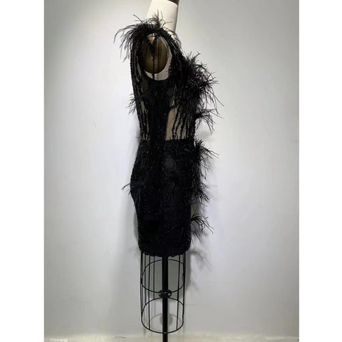 Black Color Long Sleeve Mini Dress, Party Dress, Birtyday Party Celebrate Dress, Sexy Dress - 28Swim Black Color Long Sleeve Mini Dress, Party Dress, Birtyday Party Celebrate Dress, Sexy Dress - 28Swim