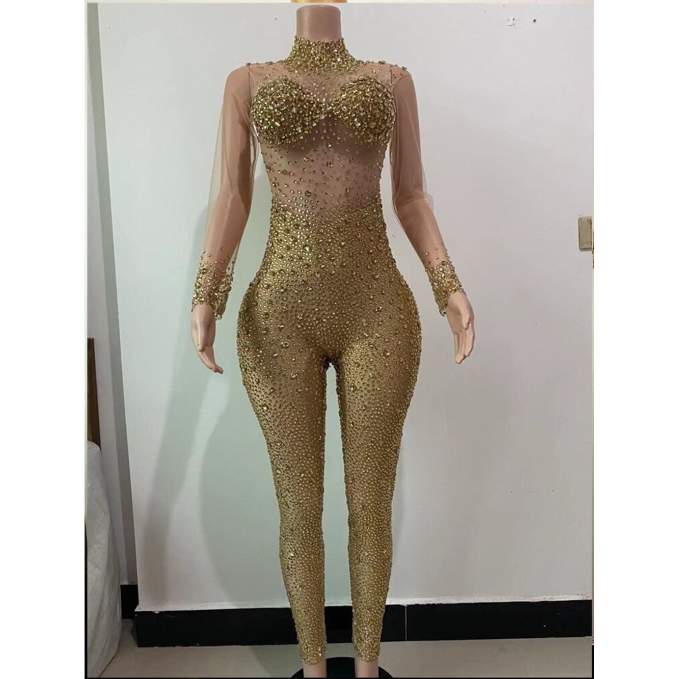 Blackstones Mesh Through JumpSuit, Party Dress, Jumpsuits - 28Swim Blackstones Mesh Through JumpSuit, Party Dress, Jumpsuits - 28Swim