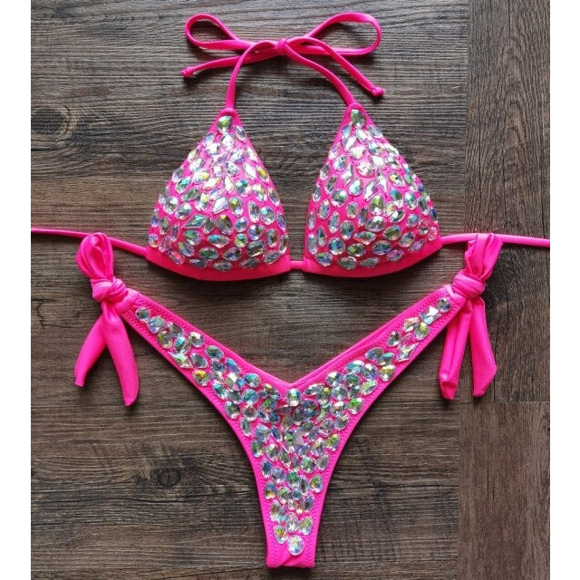 Pushup Luxury Rhinestone Bikini, Diamond Bikini, Crystel Bikini, 2022 - 28Swim Pushup Luxury Rhinestone Bikini, Diamond Bikini, Crystel Bikini, 2022 - 28Swim