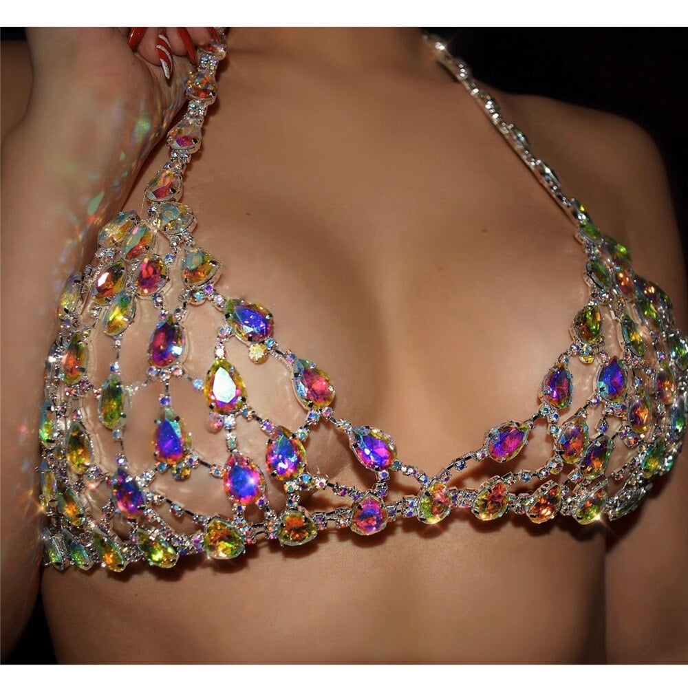 Luxury AB Crystal Woman Bikini, Lingerie Chain, Sexy Bikini, Valentines Day Costume - 28Swim Luxury AB Crystal Woman Bikini, Lingerie Chain, Sexy Bikini, Valentines Day Costume - 28Swim