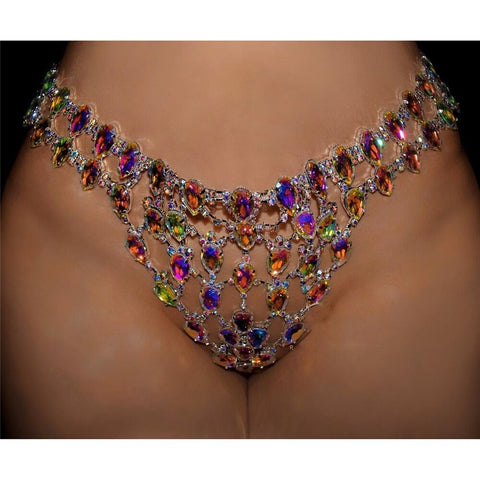 Luxury AB Crystal Woman Bikini, Lingerie Chain, Sexy Bikini, Valentines Day Costume - 28Swim Luxury AB Crystal Woman Bikini, Lingerie Chain, Sexy Bikini, Valentines Day Costume - 28Swim
