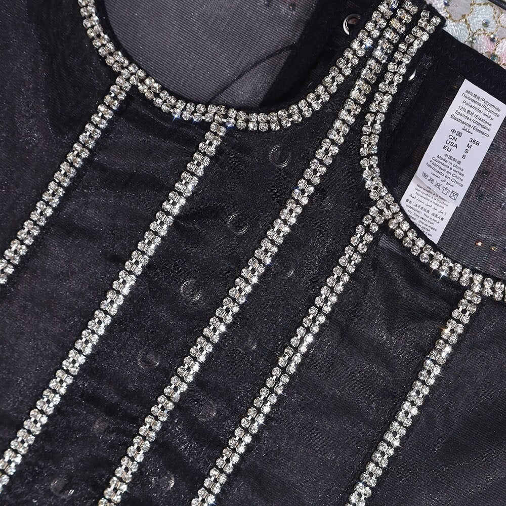 Luxury Crystal Women Corset, Rhinestone Vest, Transparent Corset, Female Girdle - 28Swim Luxury Crystal Women Corset, Rhinestone Vest, Transparent Corset, Female Girdle - 28Swim