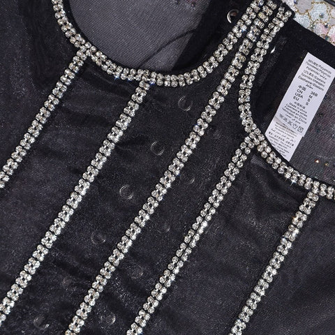 Luxury Crystal Women Corset, Rhinestone Vest, Transparent Corset, Female Girdle - 28Swim Luxury Crystal Women Corset, Rhinestone Vest, Transparent Corset, Female Girdle - 28Swim