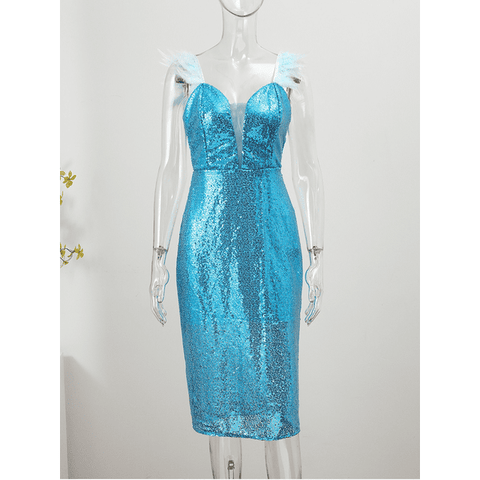 Sequin Feathers Mini Skirt Dress: A Glamorous and Luxurious Choice for 2023 Sequin Feathers Mini Skirt Dress: A Glamorous and Luxurious Choice for 2023