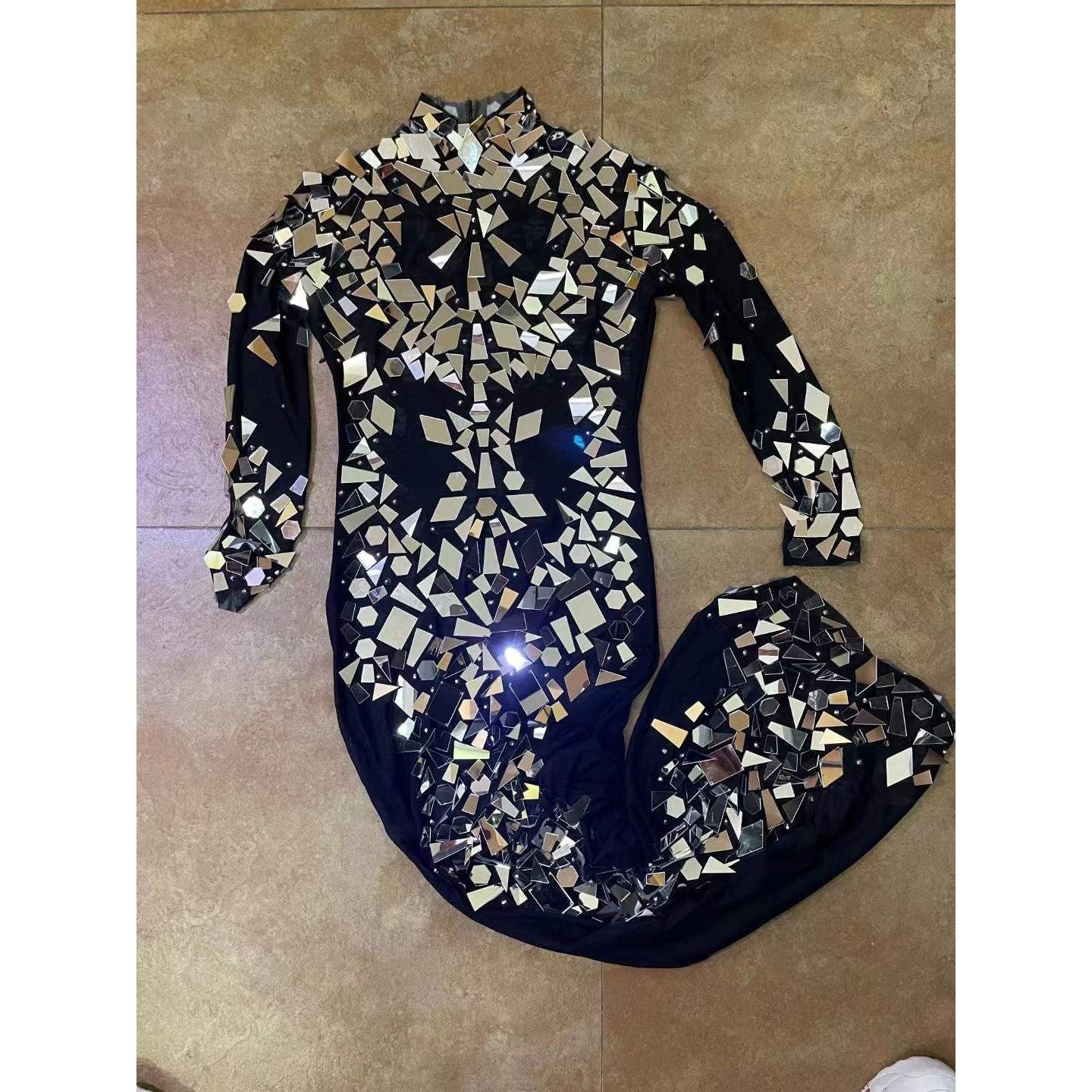 Mirror Dress, Long Dress, Birthday Celebration Shinning Outfit, 2022 - 28Swim Mirror Dress, Long Dress, Birthday Celebration Shinning Outfit, 2022 - 28Swim