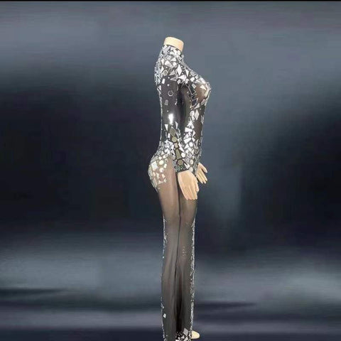 Mirror Dress, Long Dress, Birthday Celebration Shinning Outfit, 2022 - 28Swim Mirror Dress, Long Dress, Birthday Celebration Shinning Outfit, 2022 - 28Swim