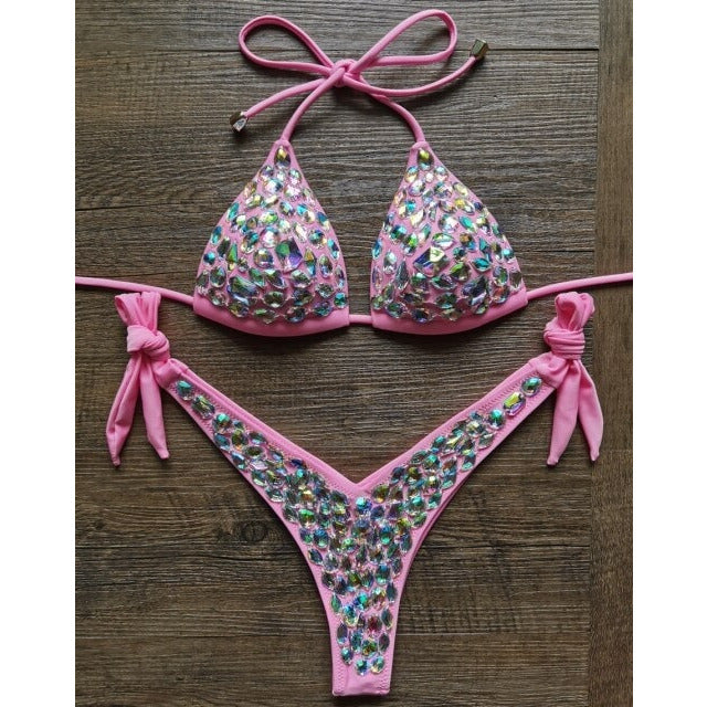 Pushup Luxury Rhinestone Bikini, Diamond Bikini, Crystel Bikini, 2022 - 28Swim Pushup Luxury Rhinestone Bikini, Diamond Bikini, Crystel Bikini, 2022 - 28Swim