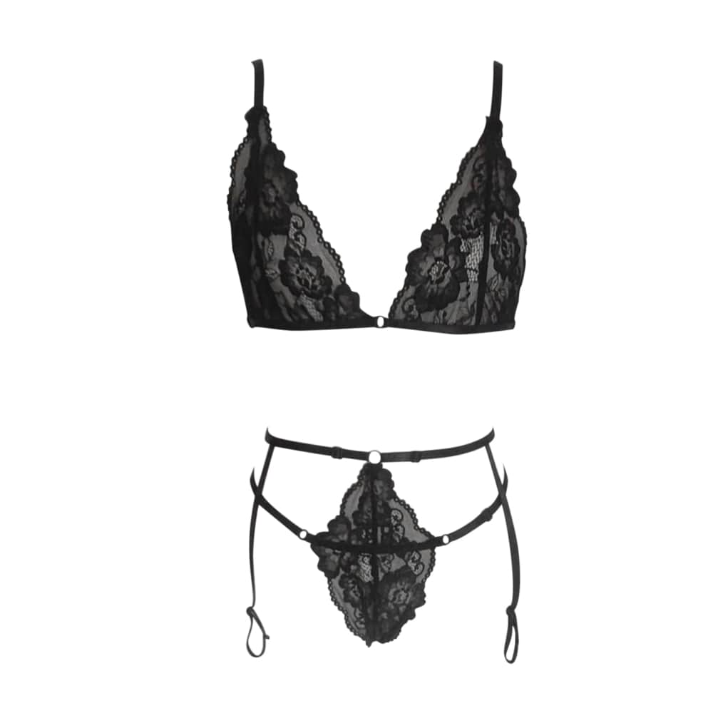 Sexy Lingerie Set, V-Neck Bra and Thong, Transparent Sexy Erotic Lingerie Set - 28Swim Sexy Lingerie Set, V-Neck Bra and Thong, Transparent Sexy Erotic Lingerie Set - 28Swim