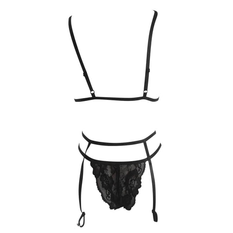 Sexy Lingerie Set, V-Neck Bra and Thong, Transparent Sexy Erotic Lingerie Set - 28Swim Sexy Lingerie Set, V-Neck Bra and Thong, Transparent Sexy Erotic Lingerie Set - 28Swim