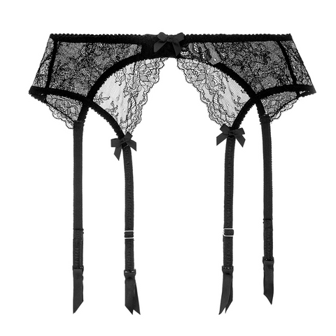 Varsbaby 5-Piece Lace Lingerie Set with Garter Belt Varsbaby 5-Piece Lace Lingerie Set with Garter Belt