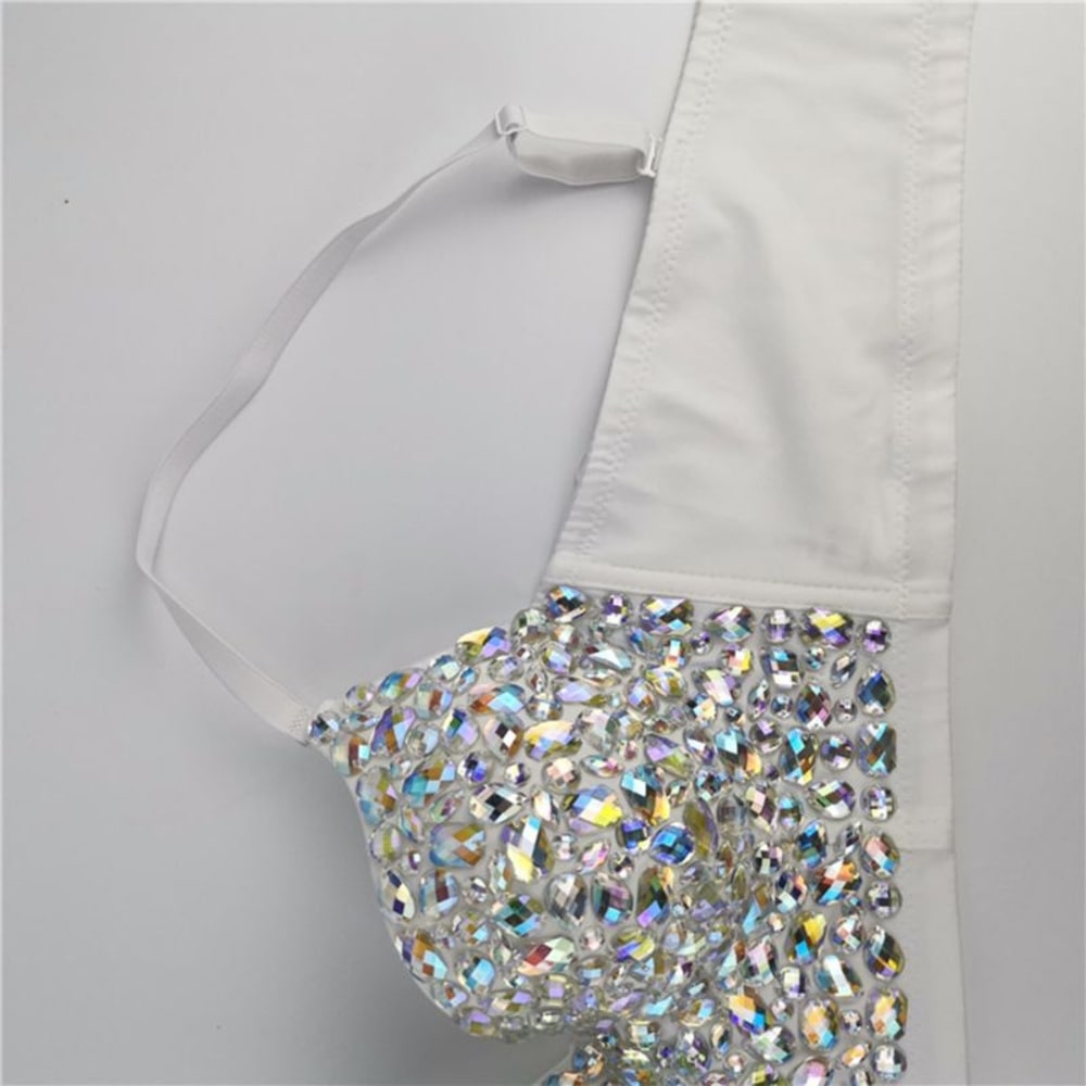Push Up Corset Vest, Rhinestone Bustier Crop Top, 2022 - 28Swim Push Up Corset Vest, Rhinestone Bustier Crop Top, 2022 - 28Swim