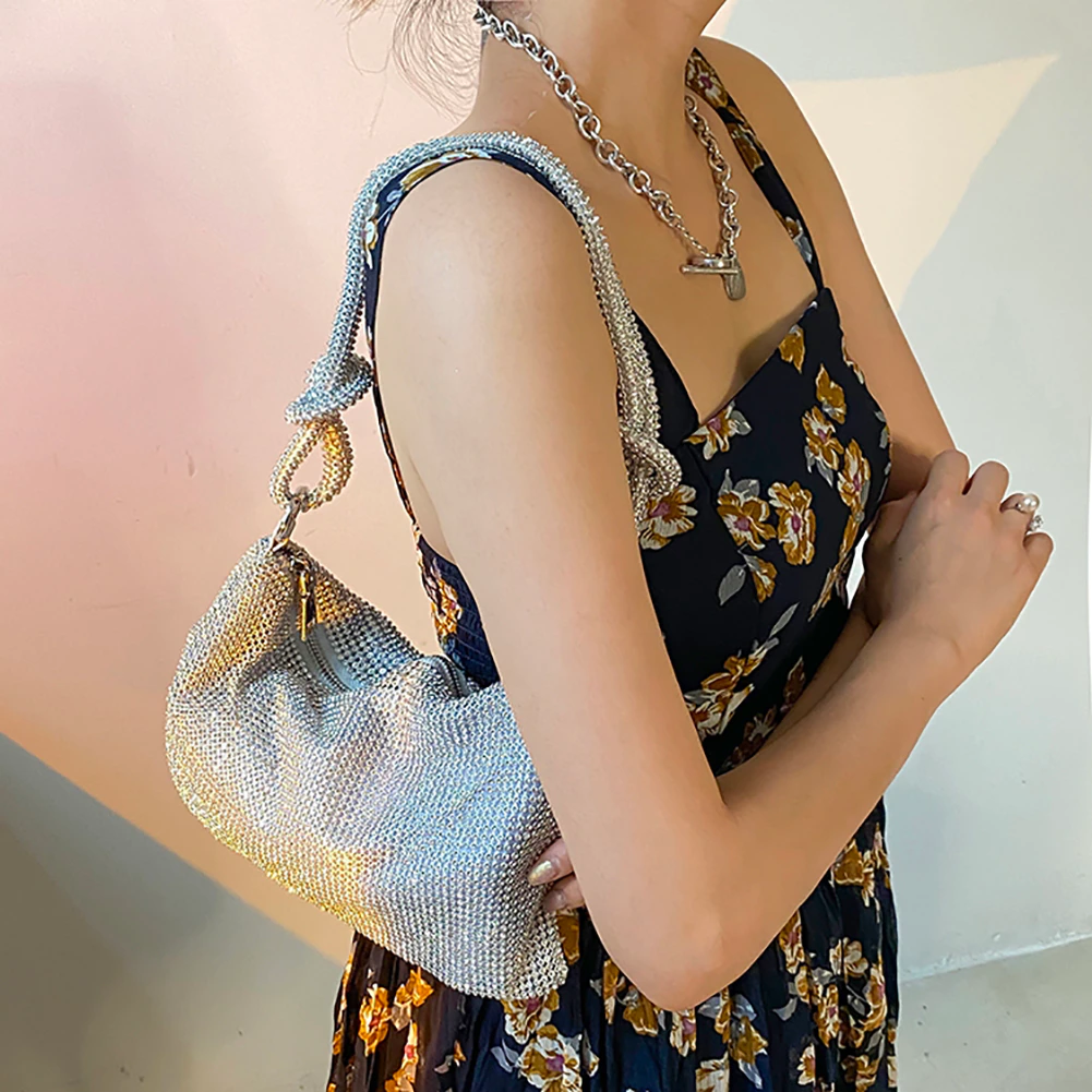 Rhinestones Evening Clutch Bag, Luxury Designer Shoulder Bag, Wedding Bag - 28Swim Rhinestones Evening Clutch Bag, Luxury Designer Shoulder Bag, Wedding Bag - 28Swim