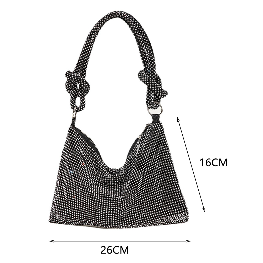 Rhinestones Evening Clutch Bag, Luxury Designer Shoulder Bag, Wedding Bag - 28Swim Rhinestones Evening Clutch Bag, Luxury Designer Shoulder Bag, Wedding Bag - 28Swim