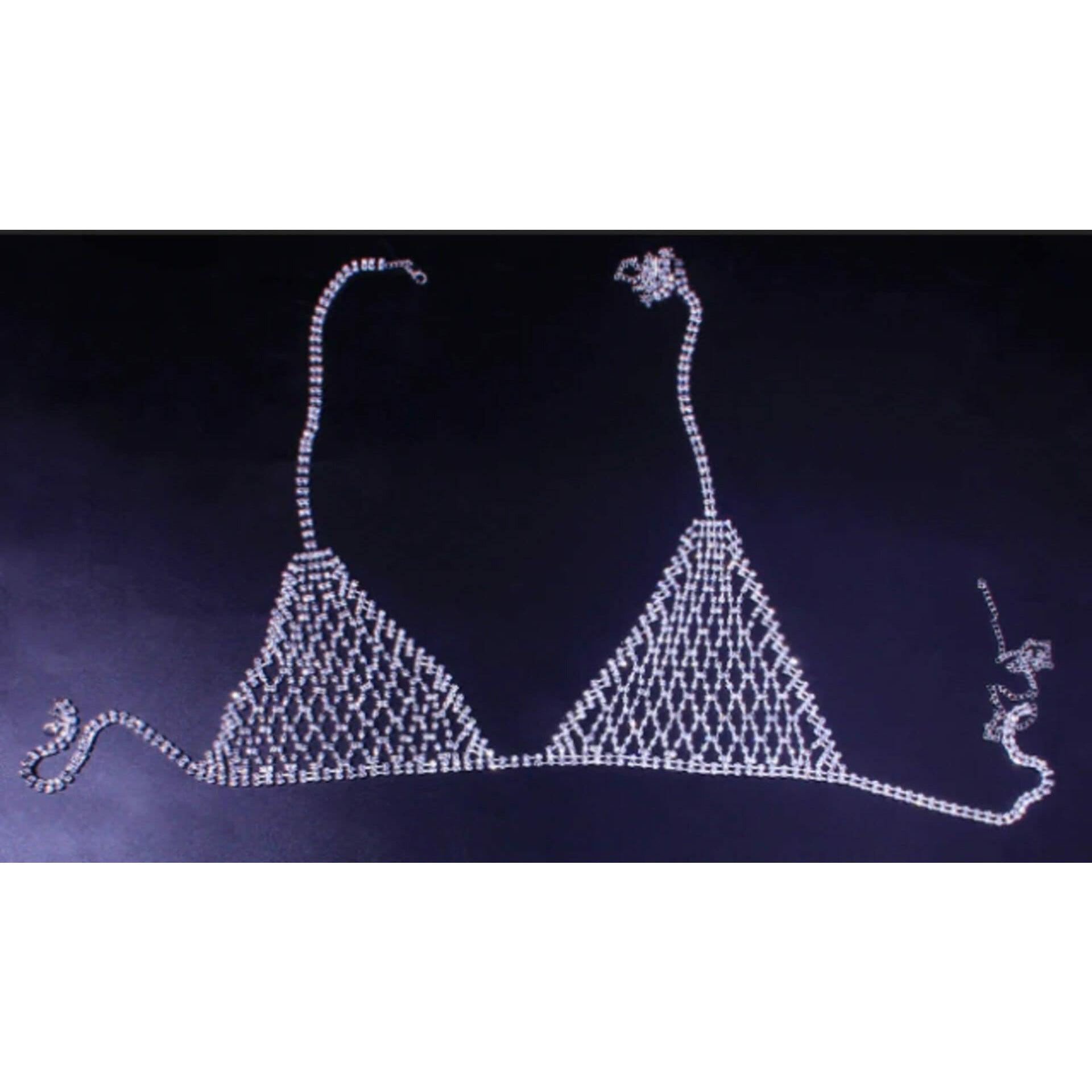 Sexy Mesh Crystal Underwear Jewelry for Women - 28Swim Sexy Mesh Crystal Underwear Jewelry for Women - 28Swim
