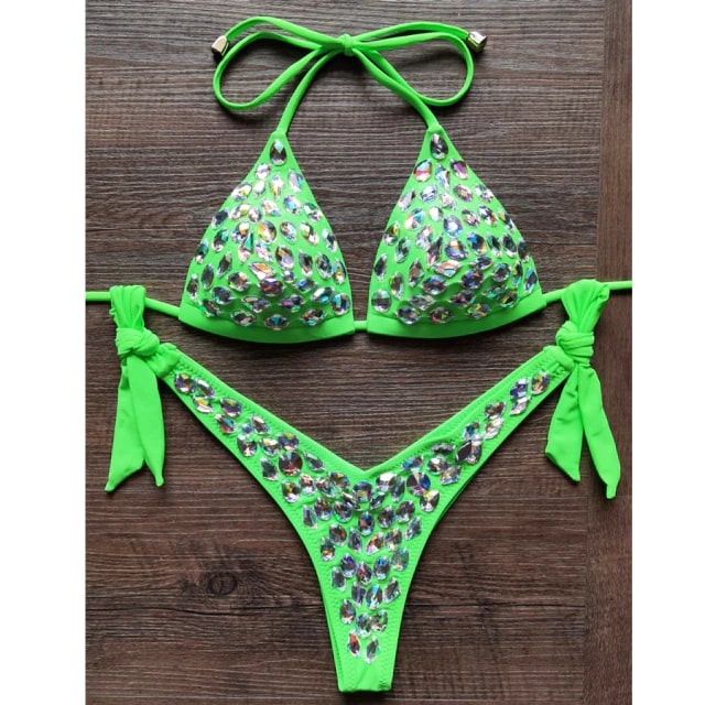 Pushup Luxury Rhinestone Bikini, Diamond Bikini, Crystel Bikini, 2022 - 28Swim Pushup Luxury Rhinestone Bikini, Diamond Bikini, Crystel Bikini, 2022 - 28Swim