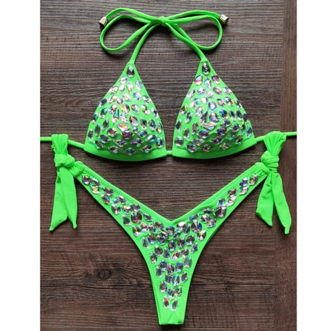 Pushup Luxury Rhinestone Bikini, Diamond Bikini, Crystel Bikini, 2022 - 28Swim Pushup Luxury Rhinestone Bikini, Diamond Bikini, Crystel Bikini, 2022 - 28Swim