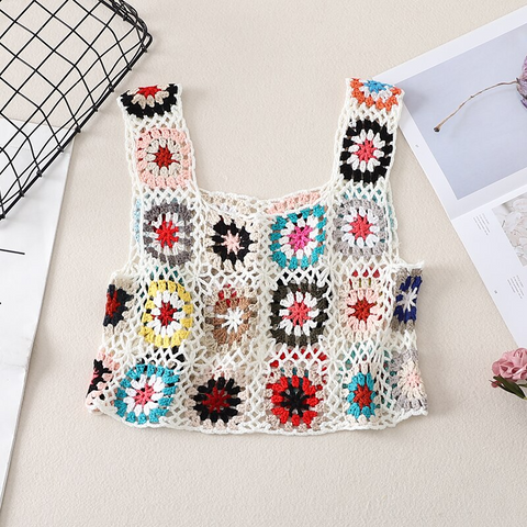 Knit Tank Top Woman, Crochet Corset, Handmade Design 2022 - 28Swim Knit Tank Top Woman, Crochet Corset, Handmade Design 2022 - 28Swim