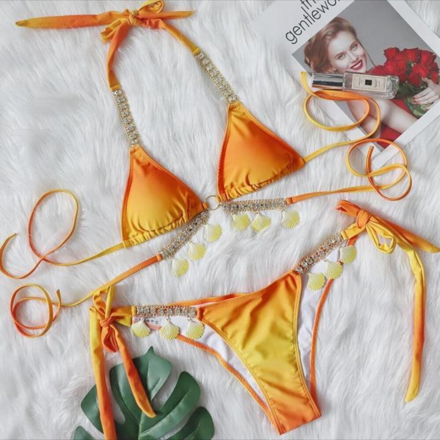 Rhinestone Two Piece Swimsuit Luxury Crystal Sexy Thong String Bikini Set Women Swimwear - 28Swim Rhinestone Two Piece Swimsuit Luxury Crystal Sexy Thong String Bikini Set Women Swimwear - 28Swim