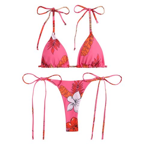 Make a Splash in Style with Our Print Bikini - High Cut Swimsuit Sports 2-Piece Set for Women Make a Splash in Style with Our Print Bikini - High Cut Swimsuit Sports 2-Piece Set for Women
