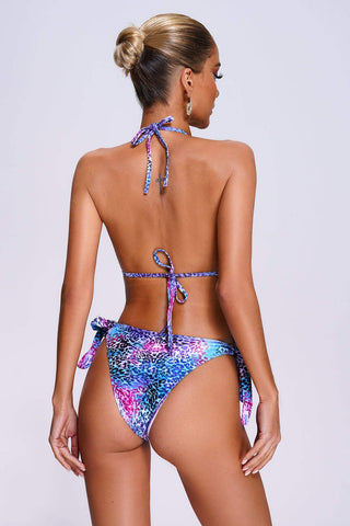 Savage Sparkle - Leopard Diamond Brazilian Scrunch Butt Bikini Set Sensation