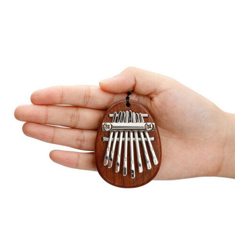 8 Keys Mini Kalimba Thumb Piano Finger Portable Wood Musical Toy Gift For Kids 8 Key Mini Kalimba Thumb Piano With Lanyard Finger Piano Portable Marimba Musical Pendant Gift