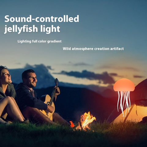 Jellyfish Mood Lamp LED Jellyfish Night Light Portable Jellyfish Lamp Jellyfish Decorations Smart Table Lamp For Bedside Desk Christmas Gift.