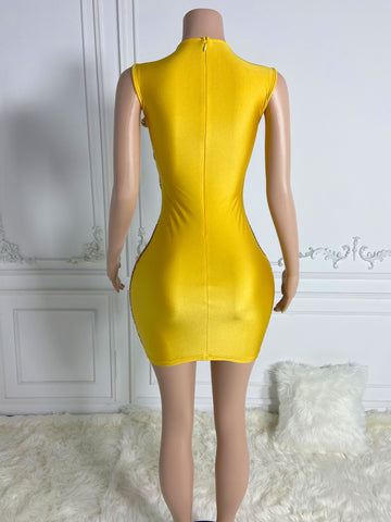 LUXE Halter Glam - Rhinestone Appliqué, Haute Couture Birthday Full Dress