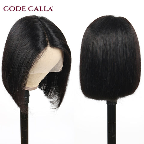 Lolita Bob Lace Front Human Hair Wig - Short Brazilian T Part