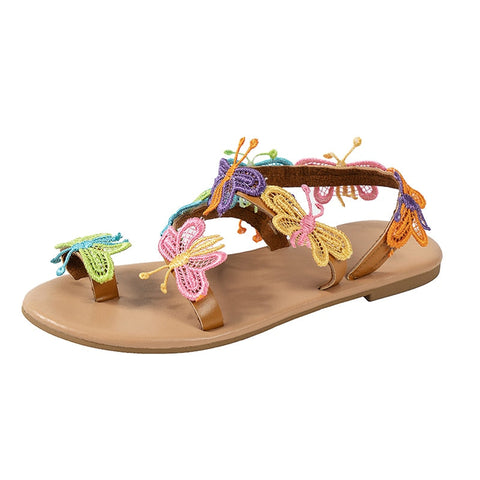Butterfly Flats - Stylish Women's Summer Beach Sandals & Slippers