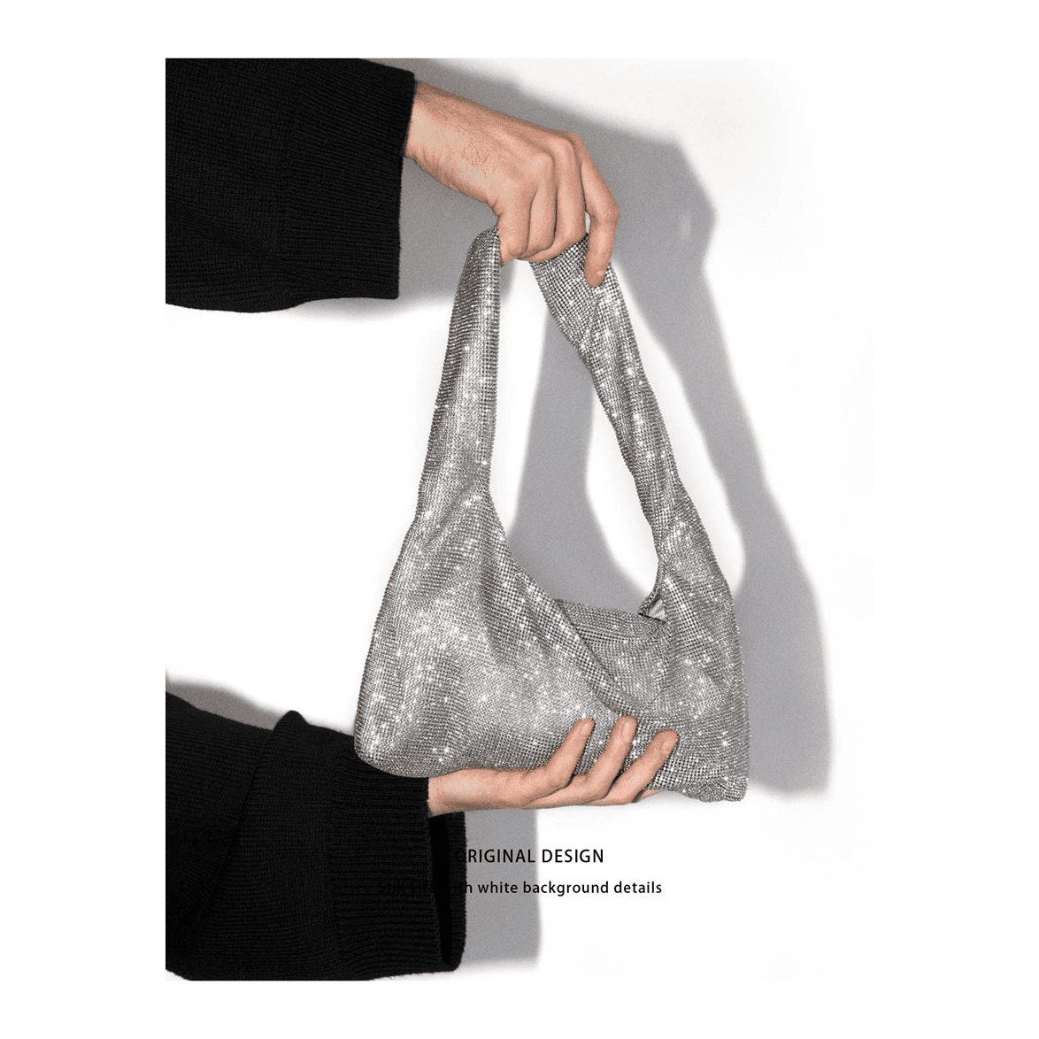 Crystal Clutch Bag, Rhinestones Party Handbag, Wedding Handbag 2022 - 28Swim