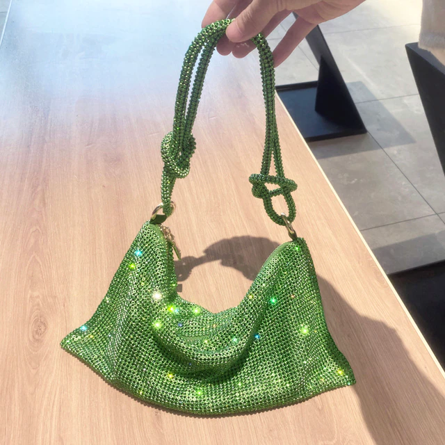 Luxury Designer Purses And Handbags, Rhinestone Clutch Handbag 2022 - 28Swim