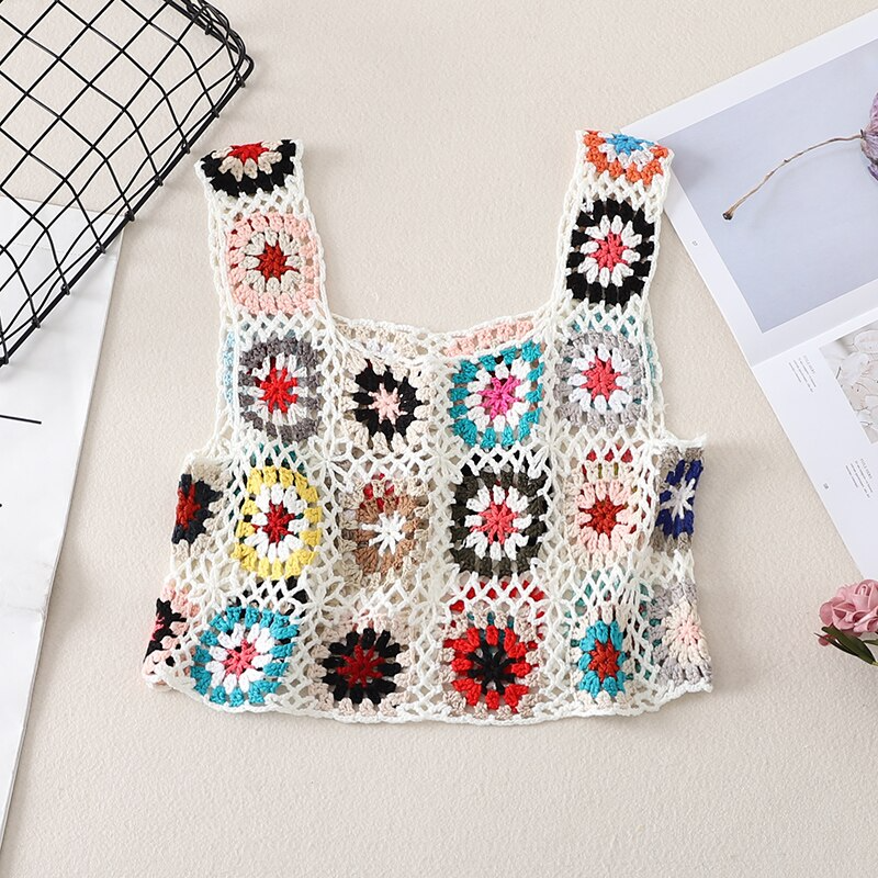 Knit Tank Top Woman, Crochet Corset, Handmade Design 2022 - 28Swim